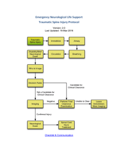 Traumatic Spine Injury