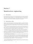 Bandstructure engineering