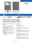 UTN OJ Microline® thermostat with built-in Class A