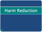 Day 1 Session 6 Harm Reduction