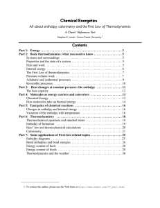 Chemical Energetics