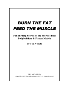 Burn the Fat Feed the Muscle