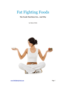 Fat Fighting Foods