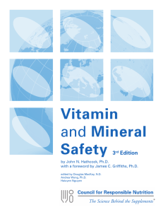 Vitamin and Mineral Safety 3rd Edition