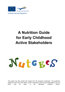 Nutrition Guide - NUTGECS Project Website