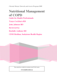 Nutritional Management Of COPD - Ehealth