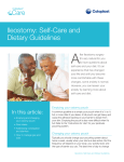 Ileostomy: Self-Care and Dietary Guidelines