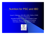 Nutrition for PSC and IBD []
