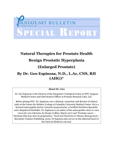 Natural Therapies for Prostate Health Benign Prostatic - Prost-P10x