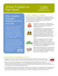 School Foodservice Fact Sheet