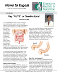 Say “NUTS” to Diverticulosis!