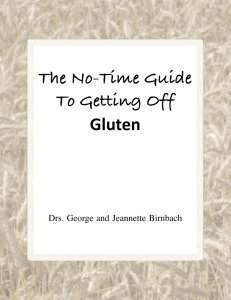 Gluten Book - Back to Balance Natural Healing Center
