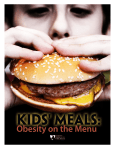 Kids` Meals II: Obesity and Poor Nutrition on the Menu 2013