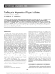 Fueling the Vegetarian (Vegan) Athlete Joel Fuhrman and Deana M. Ferreri
