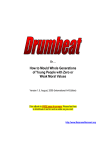 Drumbeat - The Nazarene Remnant Church of God is Dedicated to