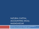 Natural Capital Accounting - Madagascar