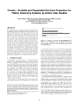 Creedo—Scalable and Repeatable Extrinsic Evaluation for Pattern