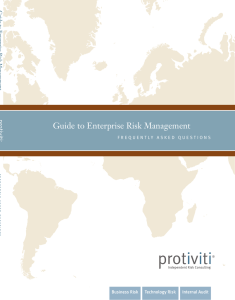 Guide to Enterprise Risk Management FAQ