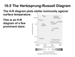 10.5 The Hertzsprung