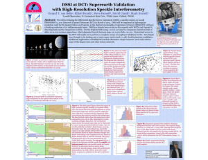 DSSI at DCT: Superearth Validation with High