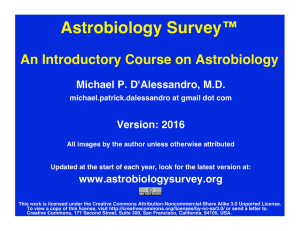 Astrobiology - Anatomy Atlases