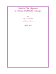Guide to Polar Alignment of a Meade LX200GPS Telescope