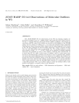 JCMT HARP CO 3-2 Observations of Molecular Outflows in W5