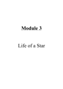 Module3: Life of a Star