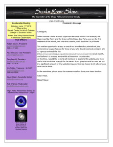 June - Magic Valley Astronomical Society