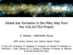 Global star formation in the Milky Way from the VIALACTEA