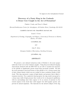 Discovery of a Dusty Ring in the Coalsack - Harvard