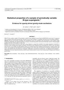 Statistical properties of a sample of periodically variable B-type supergiants ⋆