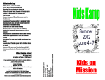 Kids on Mission - Arrow Heights Baptist Church