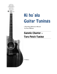 Ki ho`alu Guitar Tunings Guitar Tunings