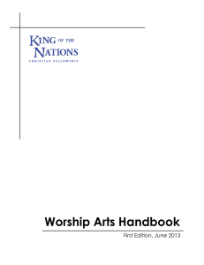 Worship Arts Handbook