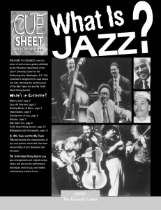 What`s in Cuesheet? - Wenatchee Jazz Workshop