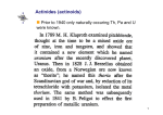 Actinides (actinoids)