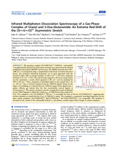 Infrared Multiphoton Dissociation Spectroscopy of a Gas