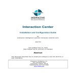 IC Installation and Configuration Guide