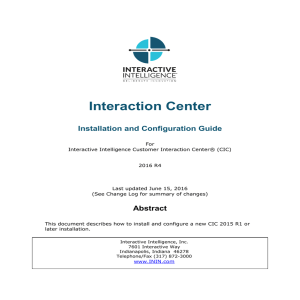 IC Installation and Configuration Guide