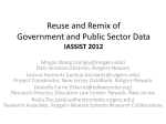 Reuse and Remix of Government and Public Sector Data