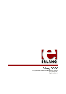 Erlang ODBC