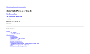 Hibernate Developer Guide