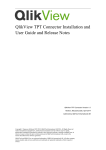 QlikView TPT Connector Installation and User Guide and Release