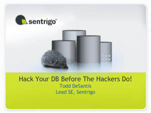 Hack Your DB Before The Hackers Do!