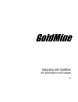 Integrating with GoldMine: