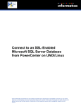 Connect To an SSL-Enabled Microsoft SQL Server