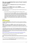 How may I troubleshoot the way my r9 mart connects to Oracle DBMS?