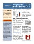 Postgres Plus® Advanced Server