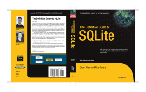 Definitive Guide to SQLite